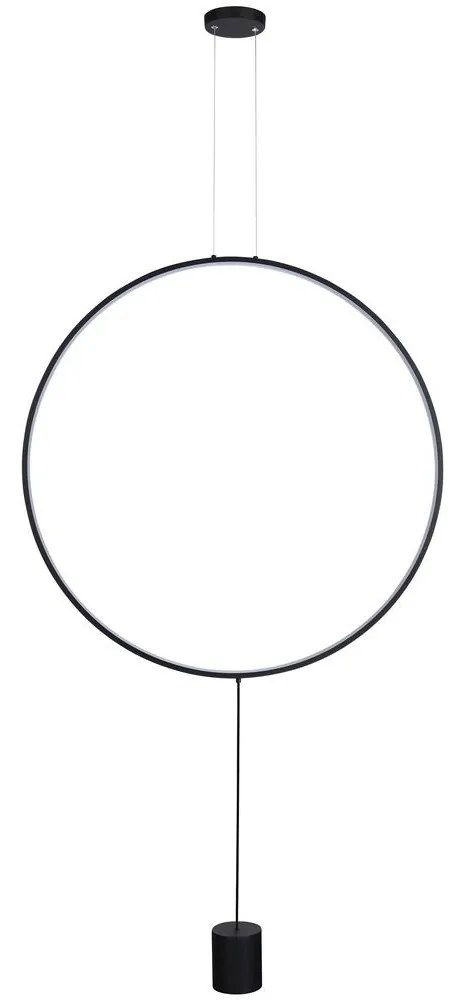 Azzardo AZ5264 - LED Stmievateľný luster na lanku CODUTTI LED/28W/230V čierna