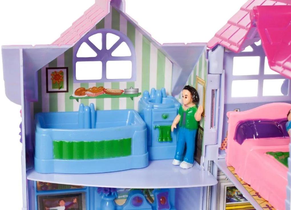 KIK Vidiecky skladací domček pre bábiky Villa