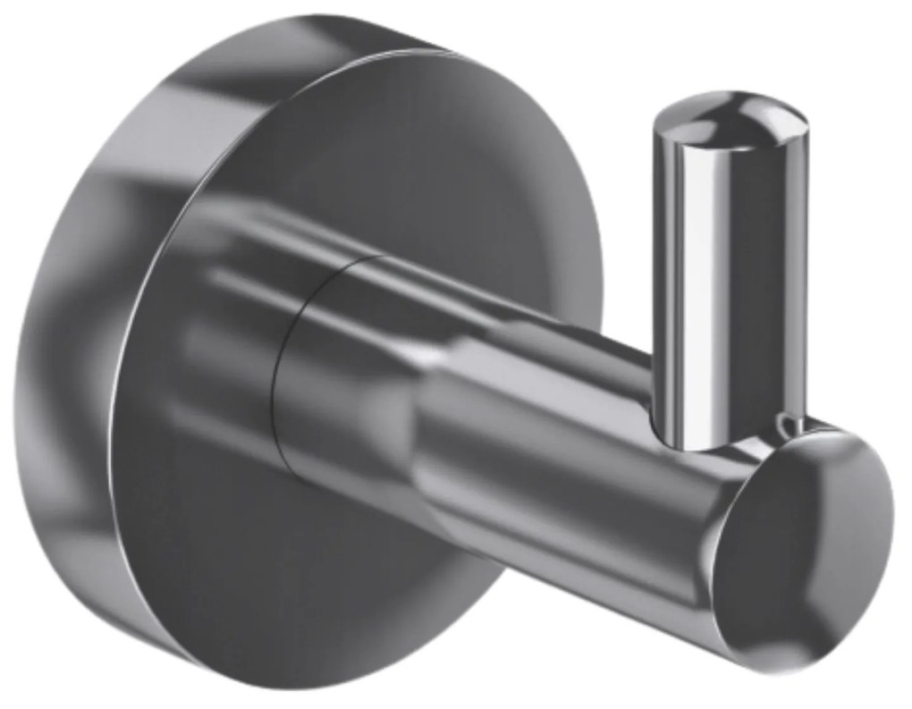 Gamma Roy, 1-háčik na uteráky, grafitová, GMA-UPR-ROY-GM