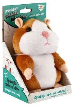 Teddies Škrečok Mireček opakujúci vety 18 cm na batérie 12 x 20 x 10 cm