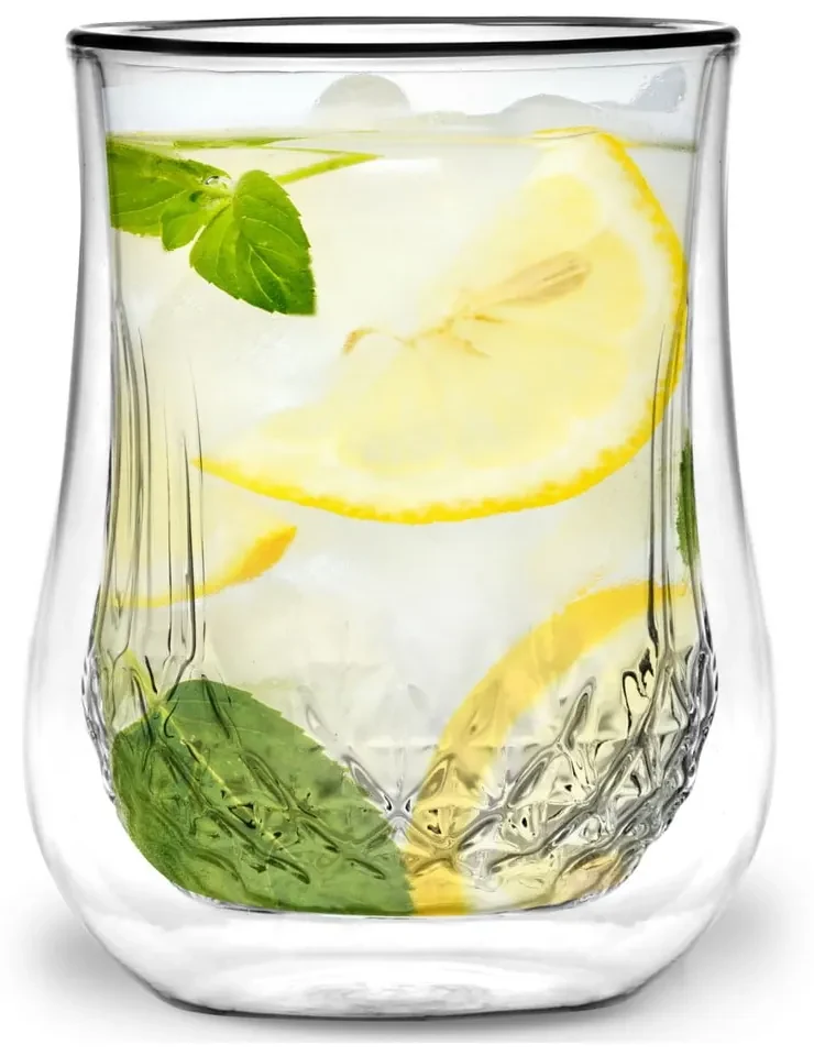 Súprava 2 dvojstených pohárov Vialli Design Tinna, 300 ml