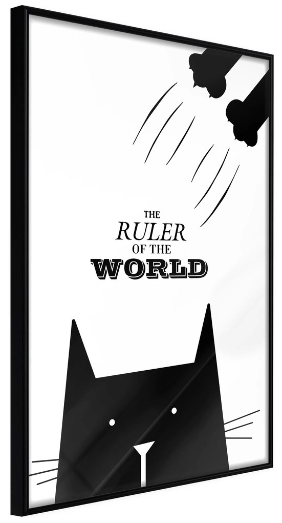 Artgeist Plagát - The Ruler Of The World [Poster] Veľkosť: 40x60, Verzia: Zlatý rám s passe-partout