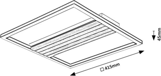 Rabalux 71458 - LED Stropné svietidlo NOXELLE LED/30W/230V 3000/4500/6000K