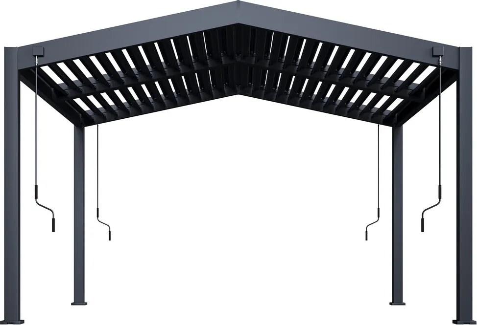 Bioklimatická pergola APEX 3,6x4 m, hliník - voľne stojaca