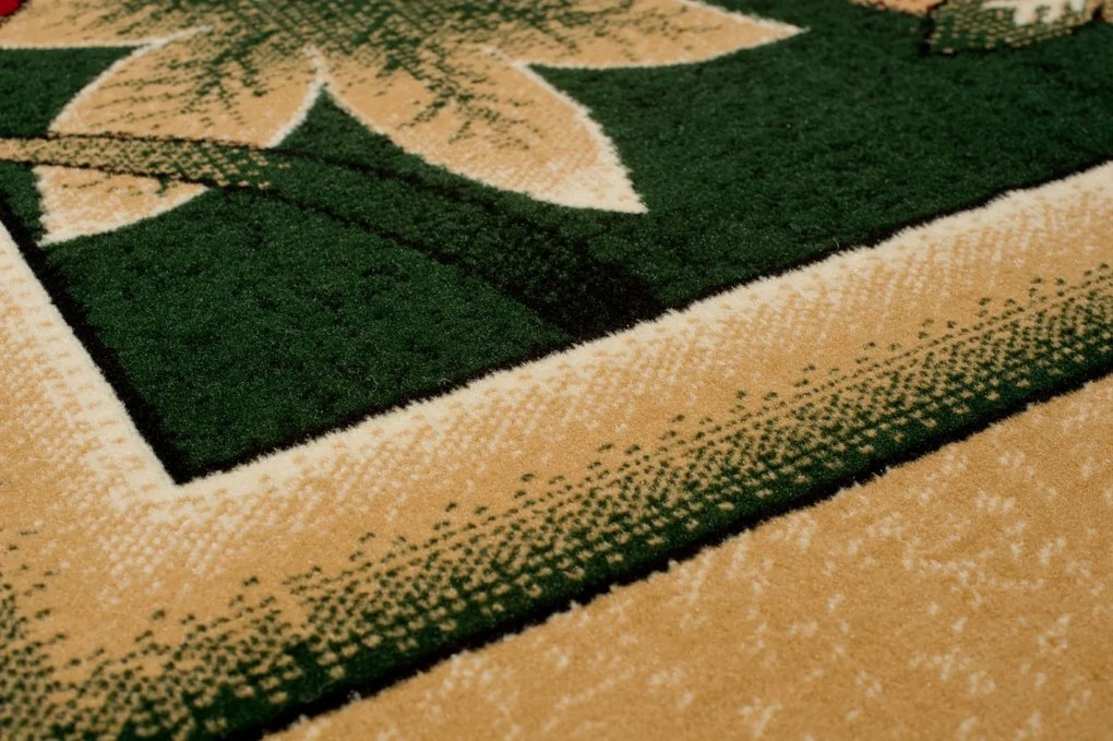 TA Koberec 1912B ZELENÝ ATLAS STR. Rozmer: 250x350 cm