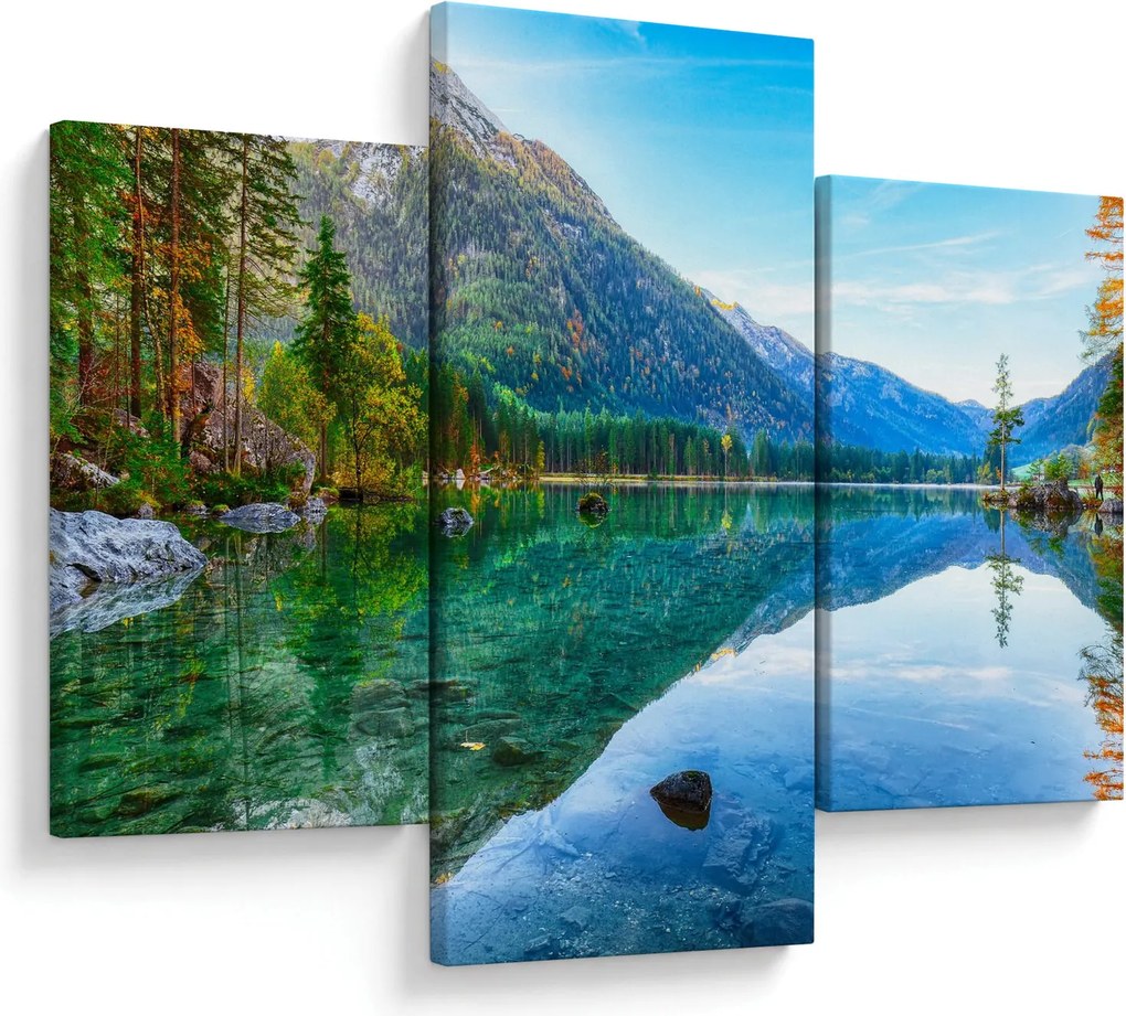 Obraz - Jazero Hintersee (90x60 cm)