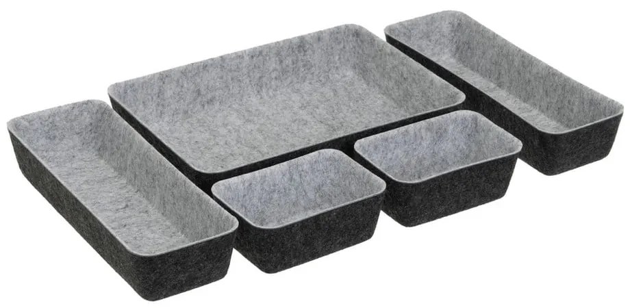 Látkové organizéry do zásuvky v súprave 5 ks – Casa Selección