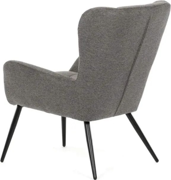 Kreslo ušiak SKAGEN GREY