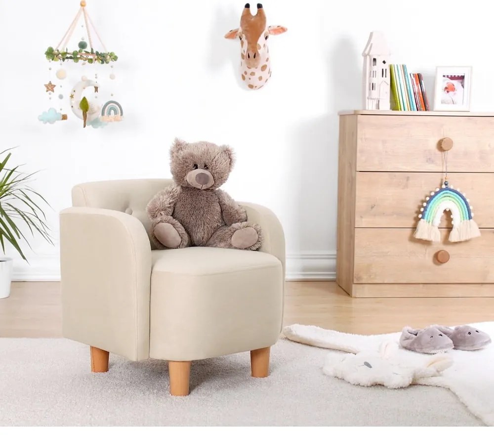 Krémové detské kresielko Volie – Artie