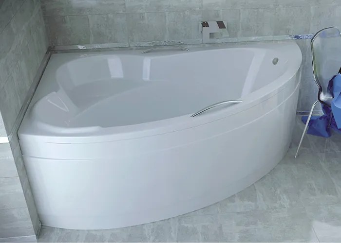 Besco Krycí panel k asymetrickej vani Ada P 140x90 (160x100), biely BESCO-Rozmery: 160x100, BESCO-Farba: Biela