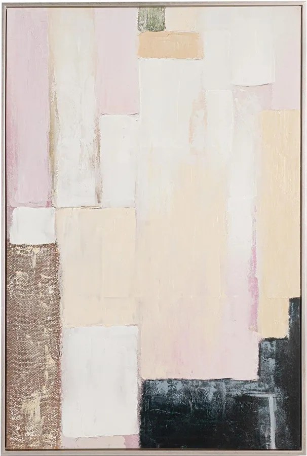 Tlačený/s ručne maľovanými prvkami obraz s rámom/na plátne 80x120 cm Meldert – Yes Everyday