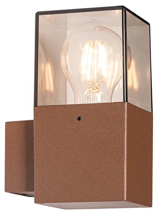 Inteligentné vonkajšie nástenné svietidlo hrdzavohnedé IP44 vrátane Wifi P45 - Dánsko