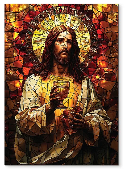 drevko | Obraz na stenu Eucharistický Kristus