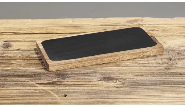 WENKO 55103100 - Krájacia doska BLACK OUTDOOR KITCHEN 30x15 cm hnedá/šedá