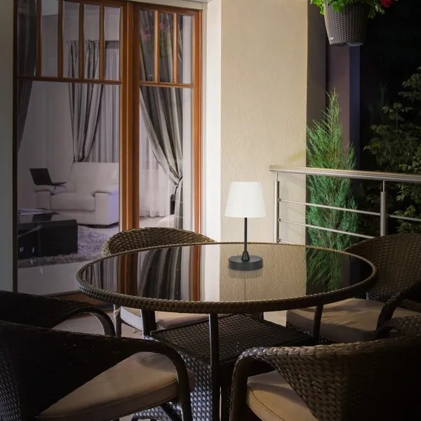 Brilo - LED vonkajšia stmievateľná nabíjateľná lampa LED/3W/5V IP44 2000 mAh