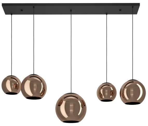 Eglo 390388 - Luster na lanku CORDOBA 5xE27/40W/230V medená