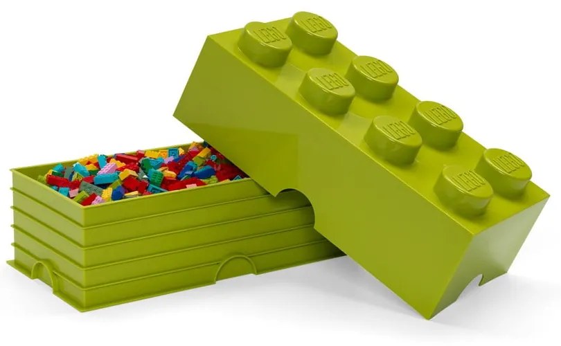 Limetkovozelený úložný box LEGO®