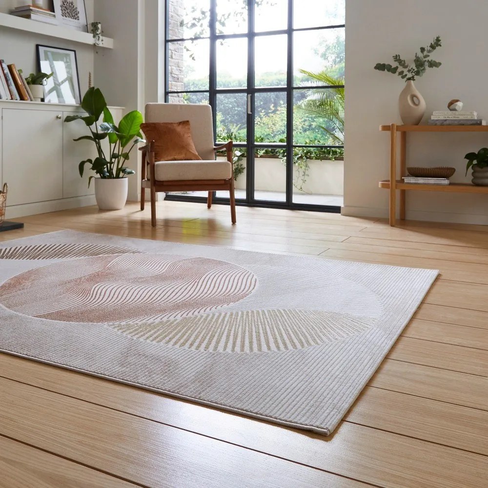 Ružovo-krémový koberec 120x170 cm Creation – Think Rugs