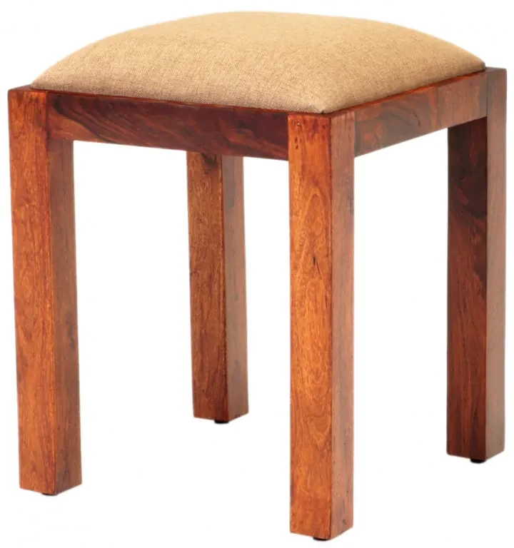 Taburet Rami s poťahom 40x45x40 indický masív palisander Only stain