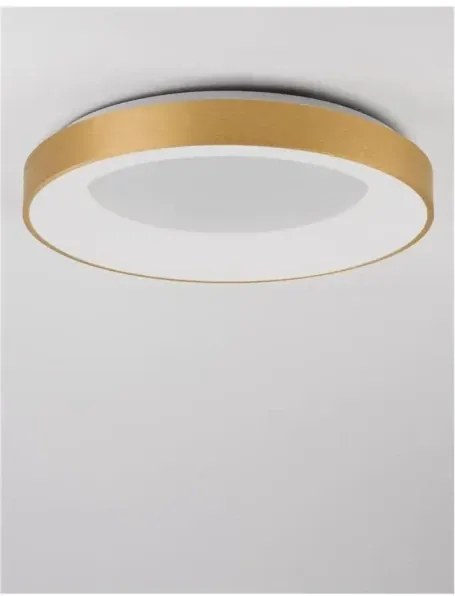 Stropné svietidlo LED so stmievaním Rando Thin 60 3000K zlaté