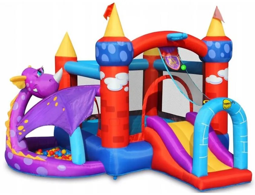 Nafukovacie ihrisko Drak 350x350x245 cm