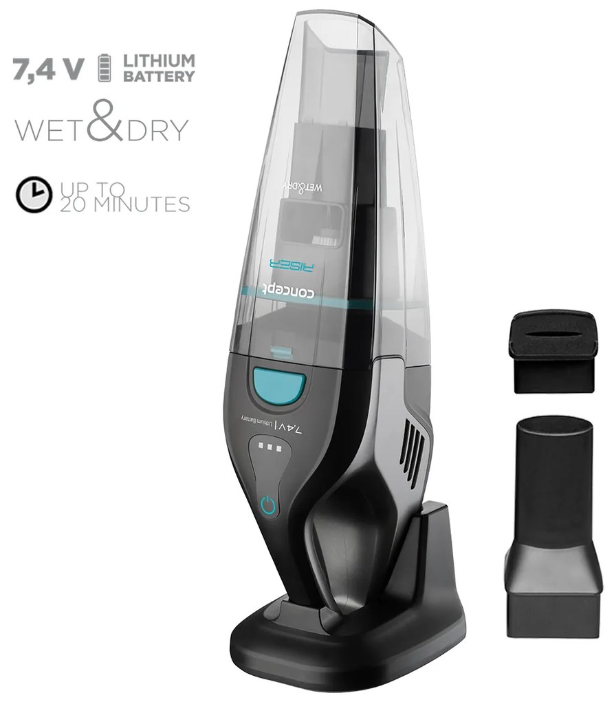 Concept VP4350 ručný vysávač WET & DRY RISER 7,4 V