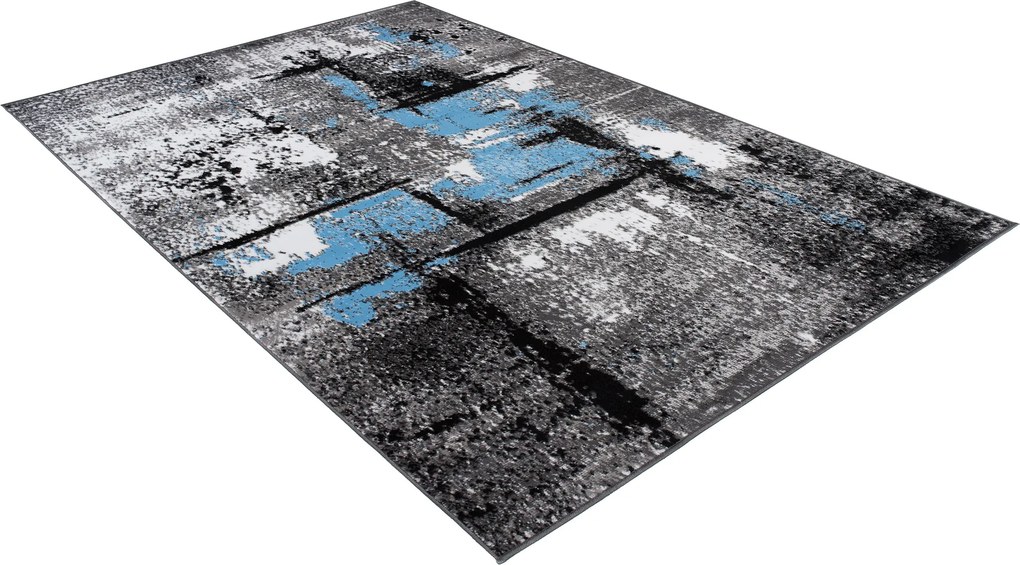 TA Koberec Q541B WHITE MAYA PP EYM Sivý Obdĺžnikový Rozmer: 180x250 cm