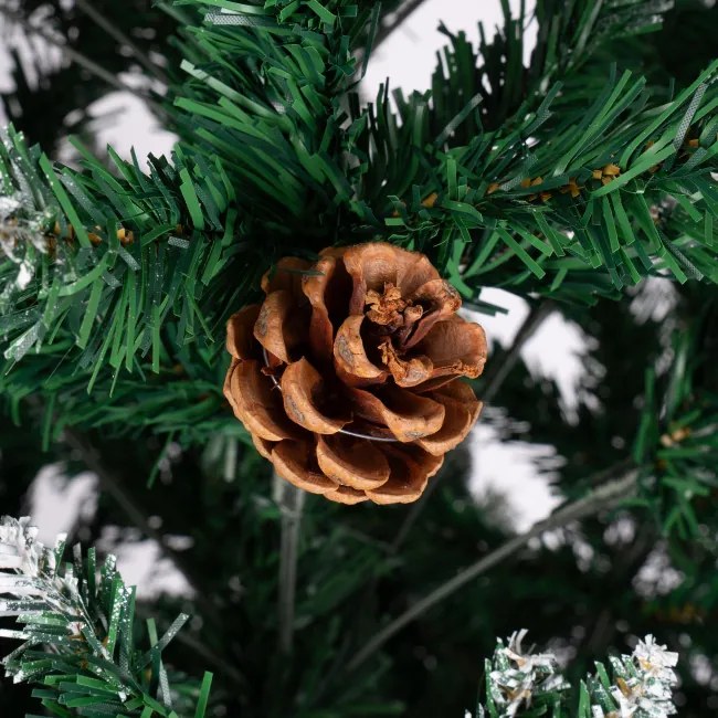 Vianočný stromček NATALE so šiškami 220 cm