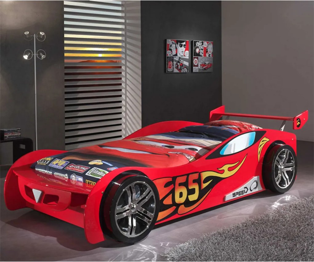 Detská posteľ auto Le Mans - červená