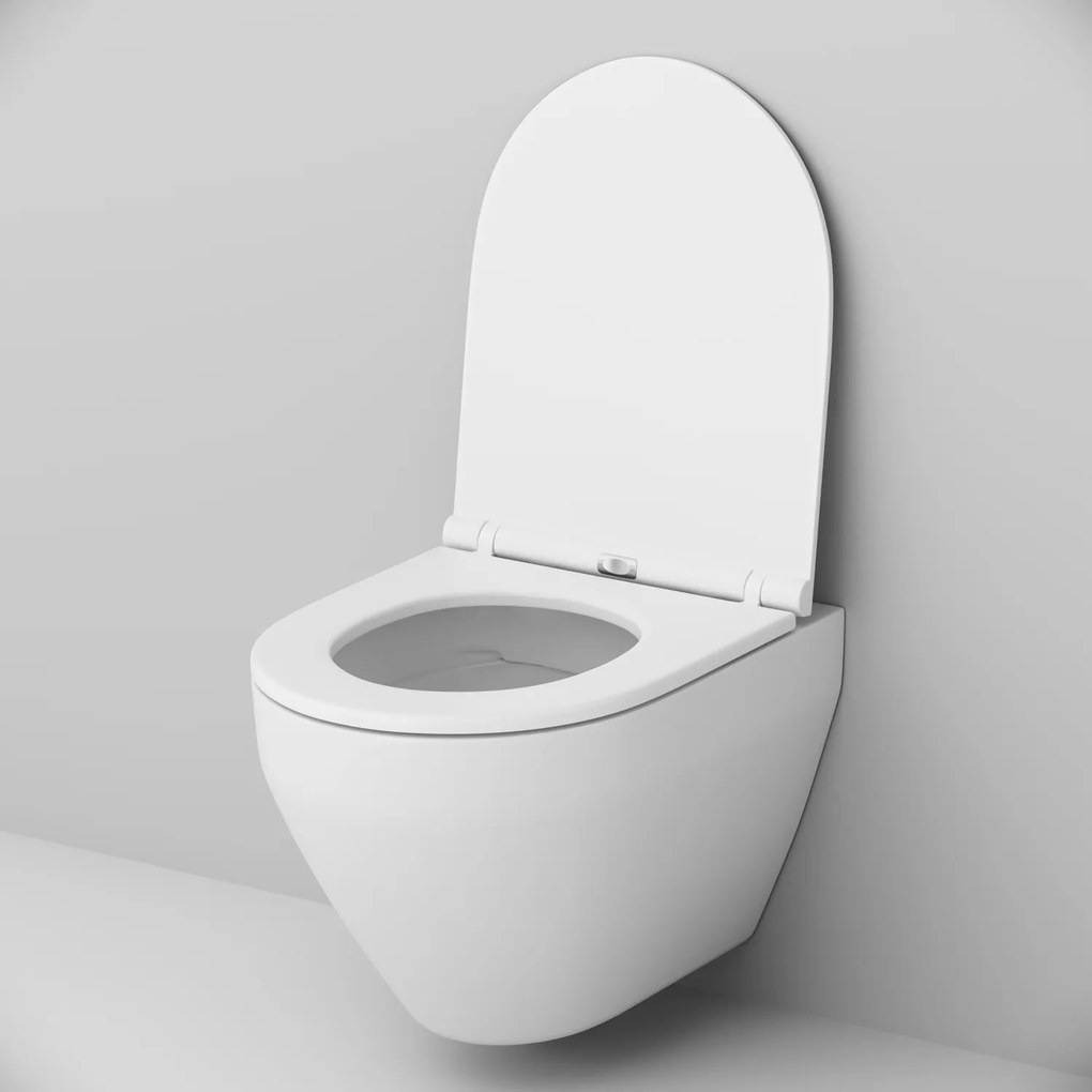 Závesné WC AM.PM Spirit 2.0 CSB1700SC bezokrajové, so sedadlom Microlift, biele