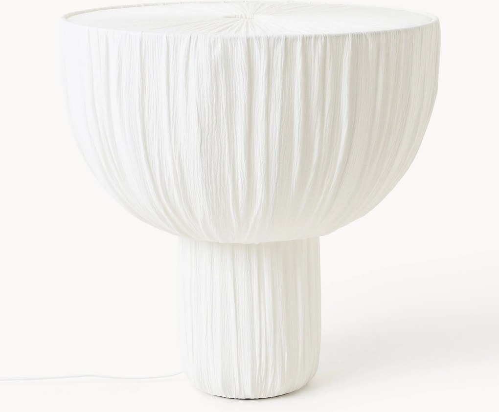 Veľká textilná stolová lampa Maeva, V 55 cm
