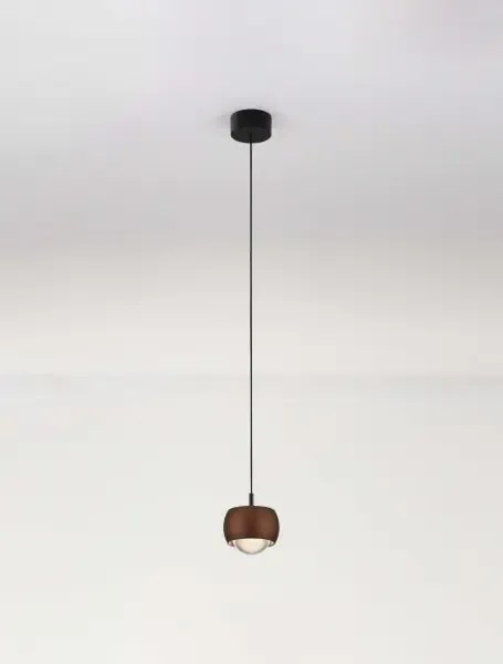 LED kávový dizajnový luster Conga