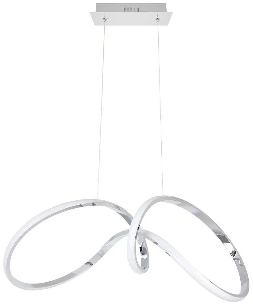 Závesné LED svietidlo Tesoro, 1x LED 48w, 4000k, ch