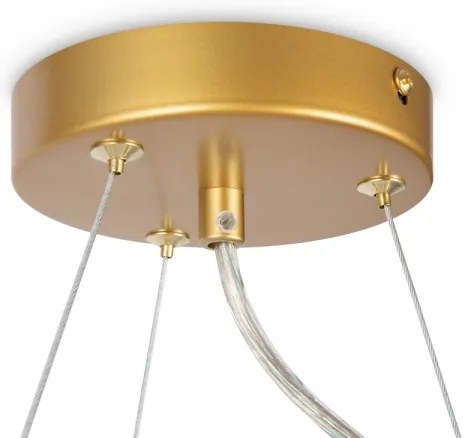 Maytoni MOD545PL-11G - Luster na lanku DALLAS 11xG9/28W/230V mosadz