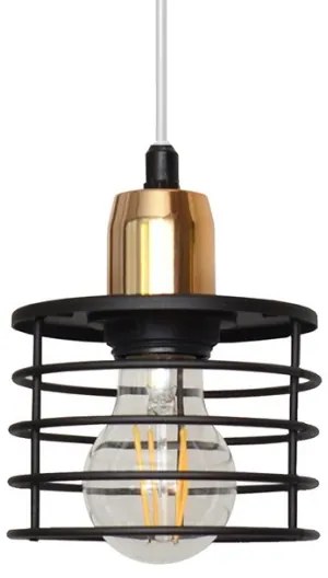 Luster na lanku EDISON 3xE27/15W/230V