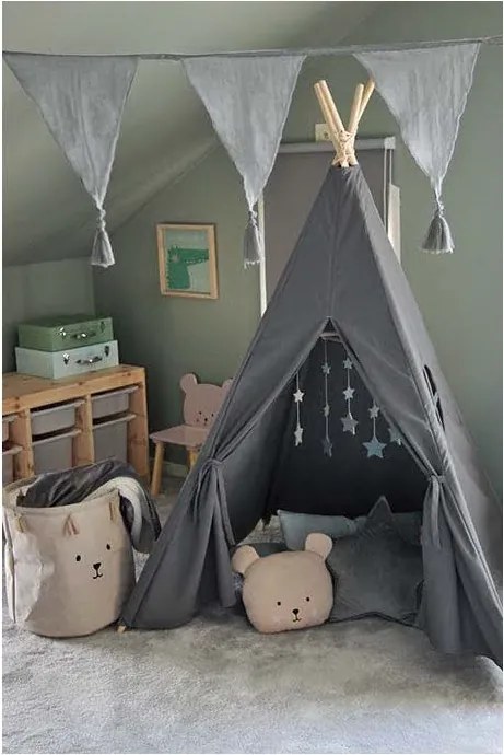 Úložný kôš medvedík béžový o 40 cm