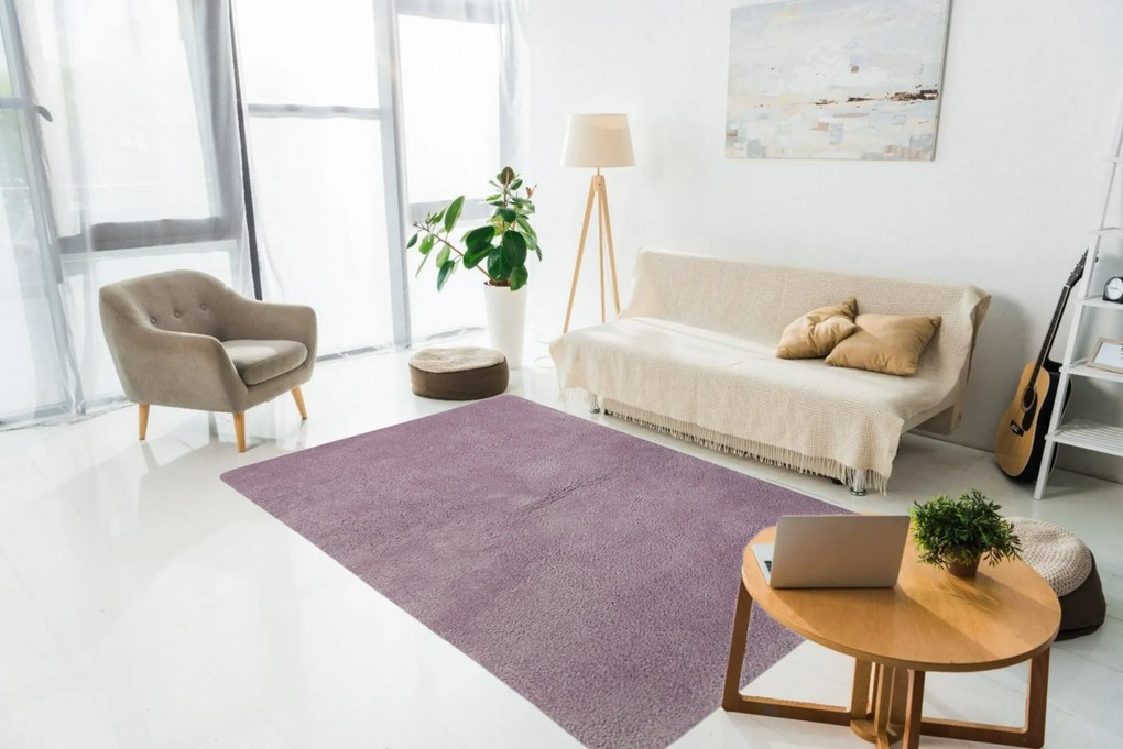 Kusový koberec Spring Lila, 140x200, fialová, kancelária, B-line