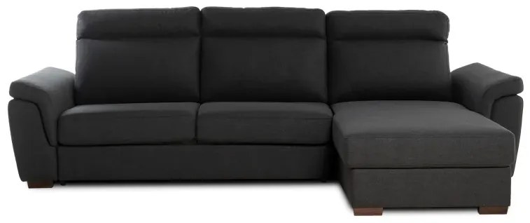 Rohová sedacia súprava na každodenné spanie AZZURRA br. FIORELLO s rozkladom, ľavá, 140, hnedá (como 5 antelope)