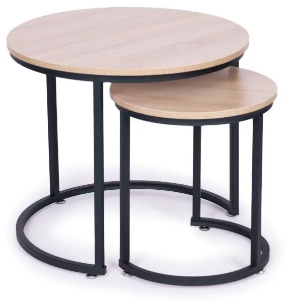 Sada 2 konferenčných stolíkov LOFT