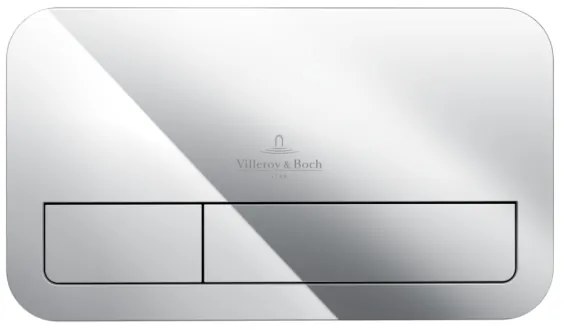 Villeroy & Boch 92249061 - Splachovacie tlačidlo VICONNECT lesklý chróm