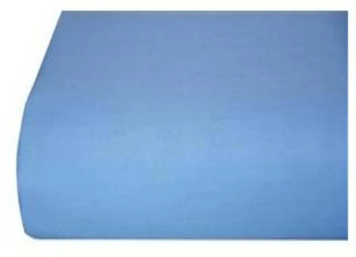 Moona Home Textile Bavlnená plachta bez gumičky Allexander (modrá), 140 x 240 cm