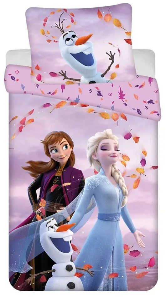 Bavlnené detské obliečky na jednolôžko 140x200 cm Frozen "Sky" – Jerry Fabrics