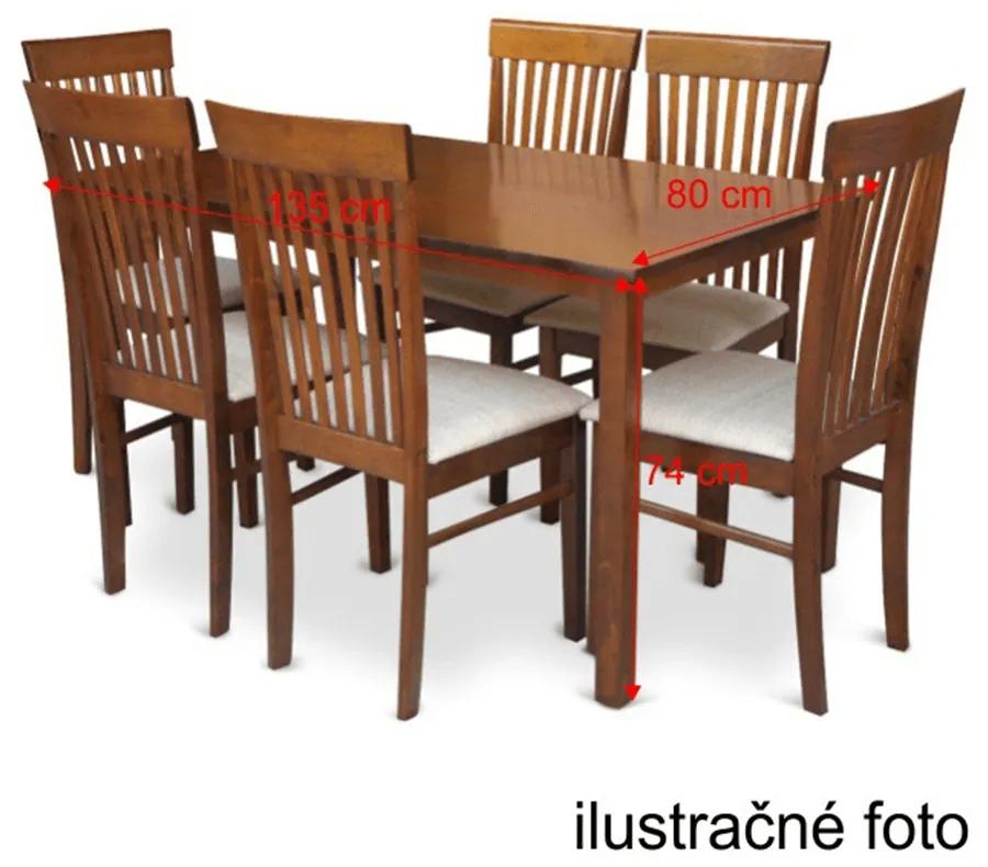 Jedálenský stôl 135 cm Astre (orech). Vlastná spoľahlivá doprava až k Vám domov. 1015236