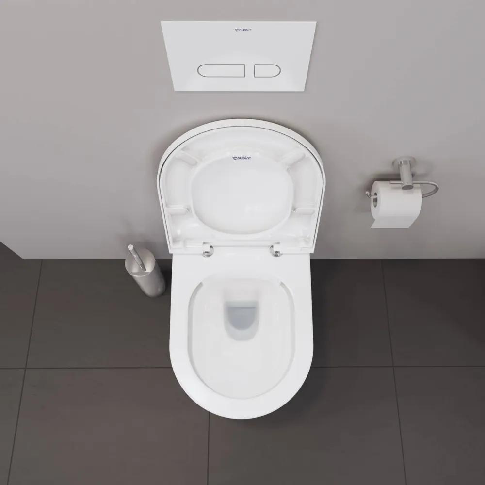 DURAVIT D-Neo závesné WC Rimless s hlbokým splachovaním, 370 x 540 mm, biela, 2577090000
