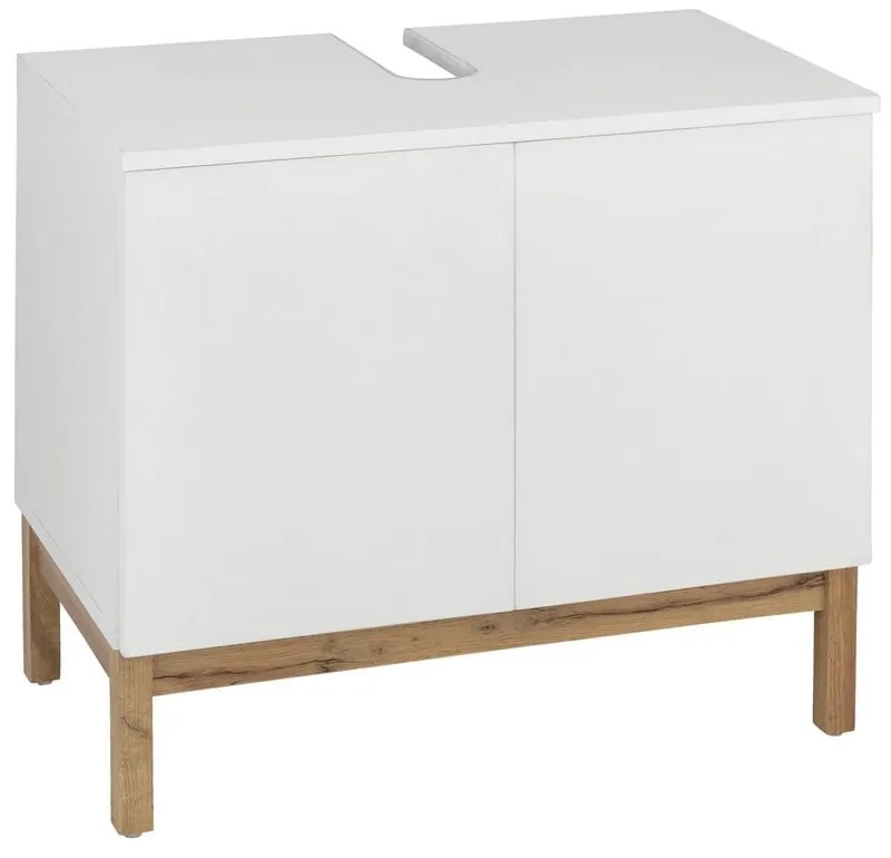 Biela skrinka pod umývadlo 56x35 cm Mirza – Støraa