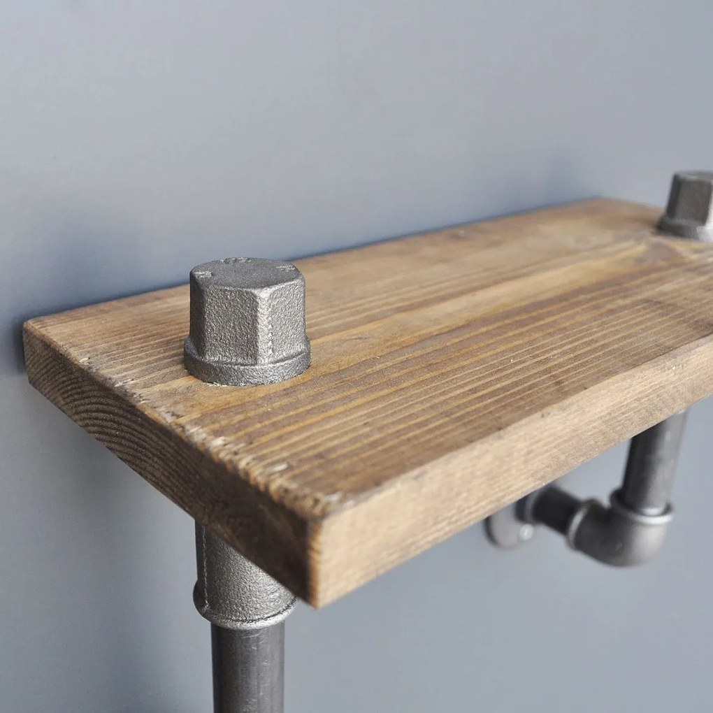 Nástenná polica BoruRaf XLI smrek/čierna