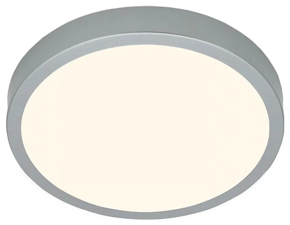 Briloner 3700-014-LED Stropné svietidlo RUNA LED/16W/230V 3000K pr. 28cm strieborná