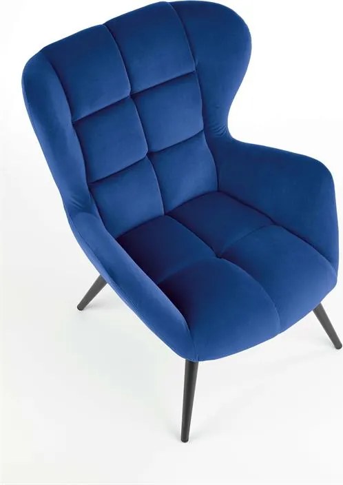 Relaxačné kreslo Tawanna (tmavomodrá). Vlastná spoľahlivá doprava až k Vám domov. 1039531