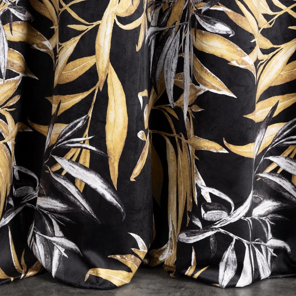 ZATEMŇOVACÍ ZÁVES NA KRÚŽKOCH PIERRE CARDIN ZOJA 140X250 CM VZOROVANÁ