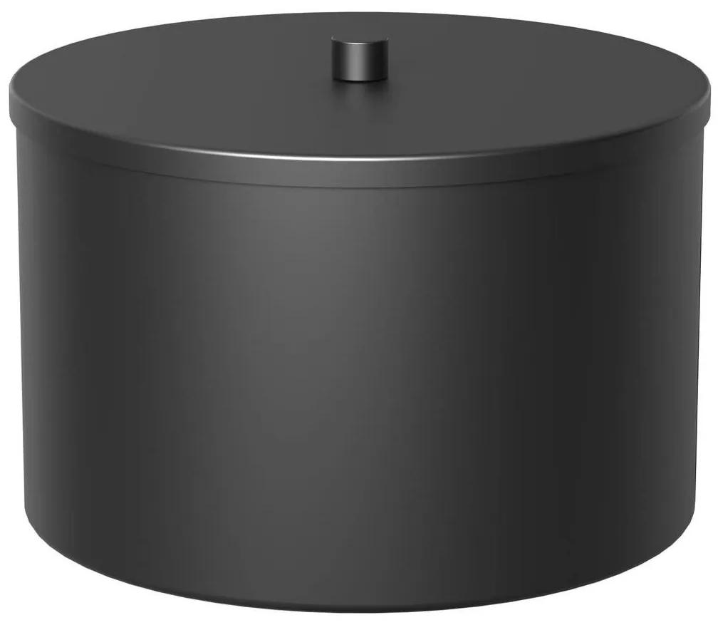Luminex Úložná kovová krabica 12x17,5 cm čierna LU8088